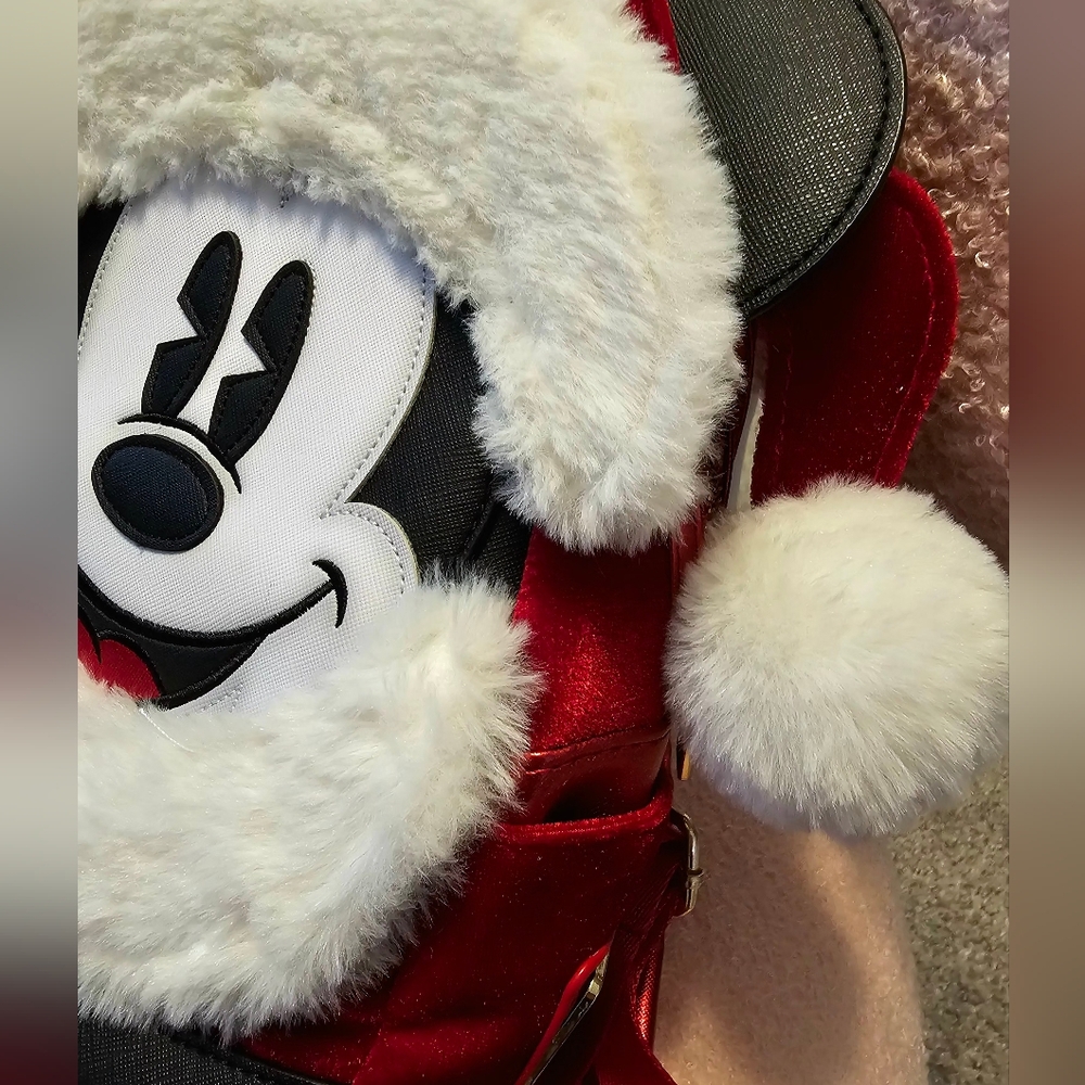 Mickey Mouse Santa Mini Backpack - image 7
